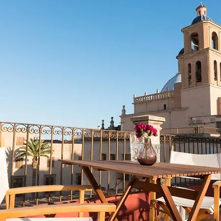 Alc - Stylish With Fantastic Terrace, Old Town Apartament Alicante